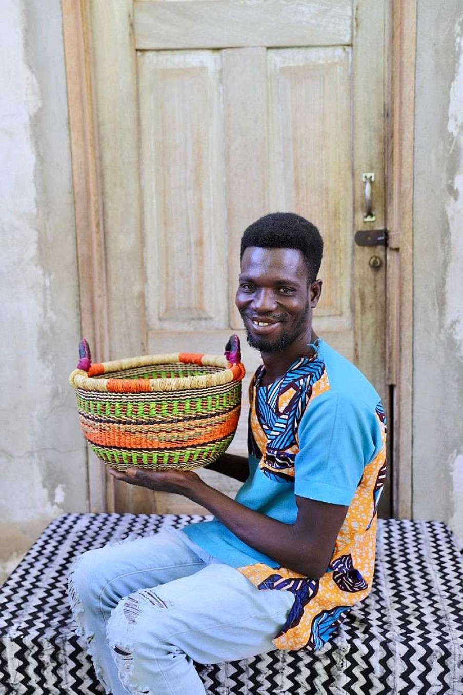 Bathroom + Laundry Baba Tree | Gbenka Storage Basket (Small) By Nsoh Abeenge