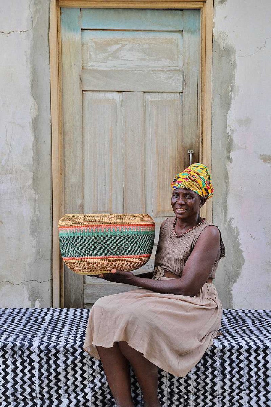 Kitchen + Dining Baba Tree | Woven Decor Basket - Special Bowl By "Laughing" Lydia Abeene