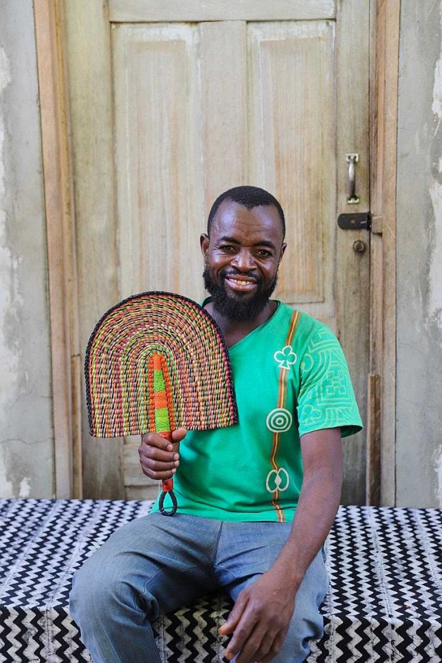 Wall Decor Baba Tree | Handwoven Fan - By Kwesi Apana