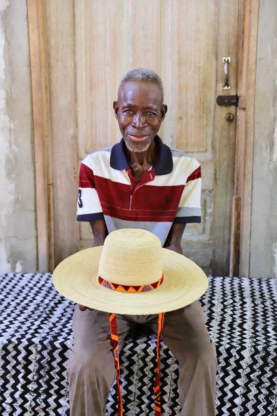 Woven Hats Baba Tree | Big Brim Hat By Amoah Ayamga