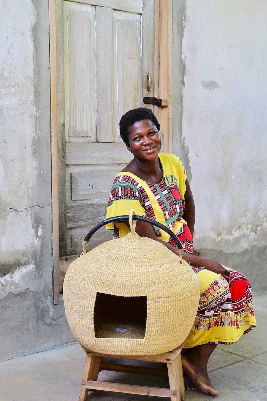 Popular Basket Baba Tree | Cat Bed (Double Weave) By Mary Ayinbora