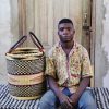 Bathroom + Laundry Baba Tree | Laundry Basket (Small) By Bukari Nyaaba