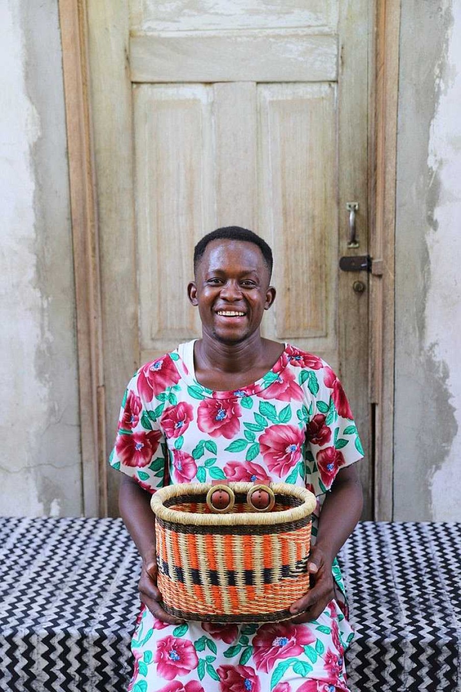 Popular Basket Baba Tree | Bicycle Basket (Small) By Abraham Akolgo