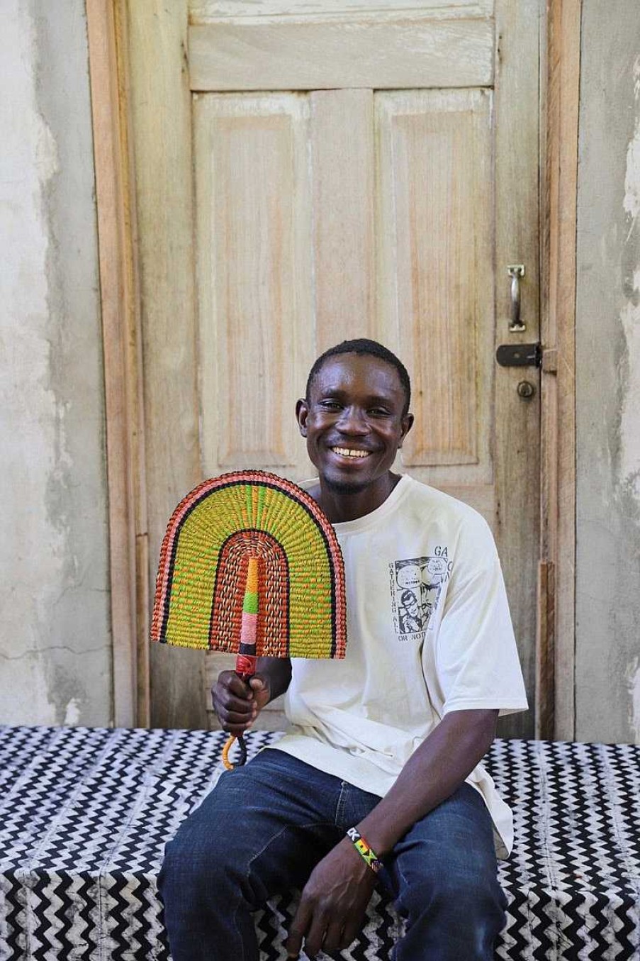 Wall Decor Baba Tree | Handwoven Fan - By Zack Nyaaba