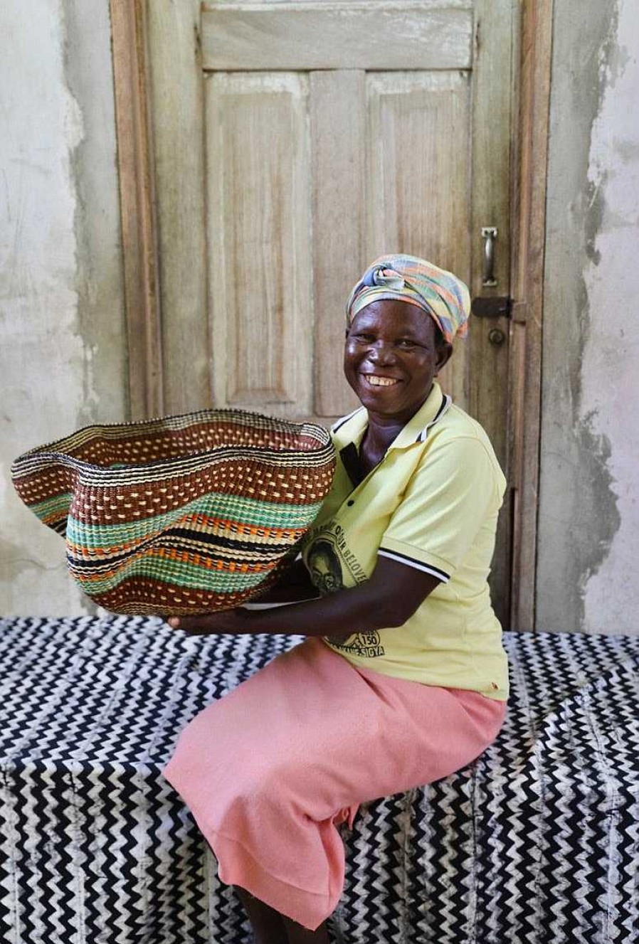 Kitchen + Dining Baba Tree | Pakurigo Wave Basket By Nyaamah Ayinbillah