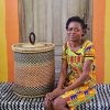 Bathroom + Laundry Baba Tree | Laundry Basket With Lid (Medium) By Vida Nyaabire