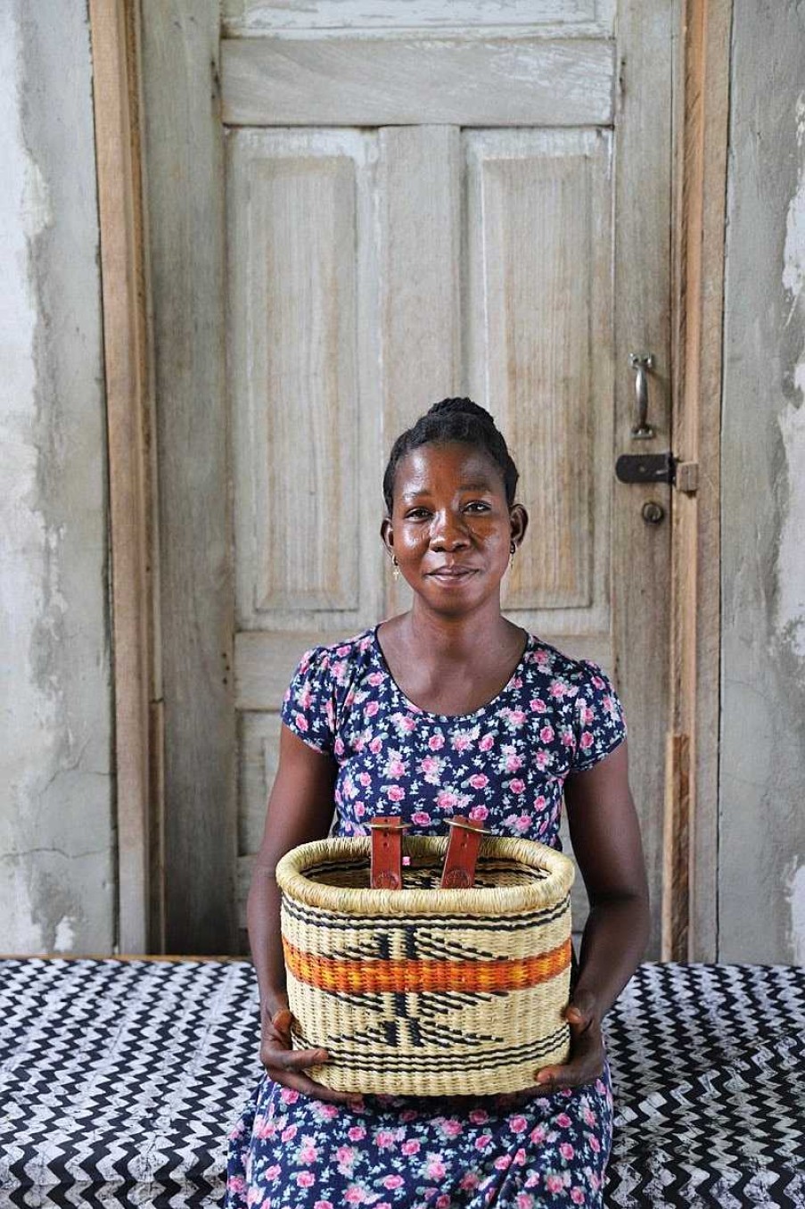 Popular Basket Baba Tree | Bicycle Basket (Small) By Vivian Akulembire