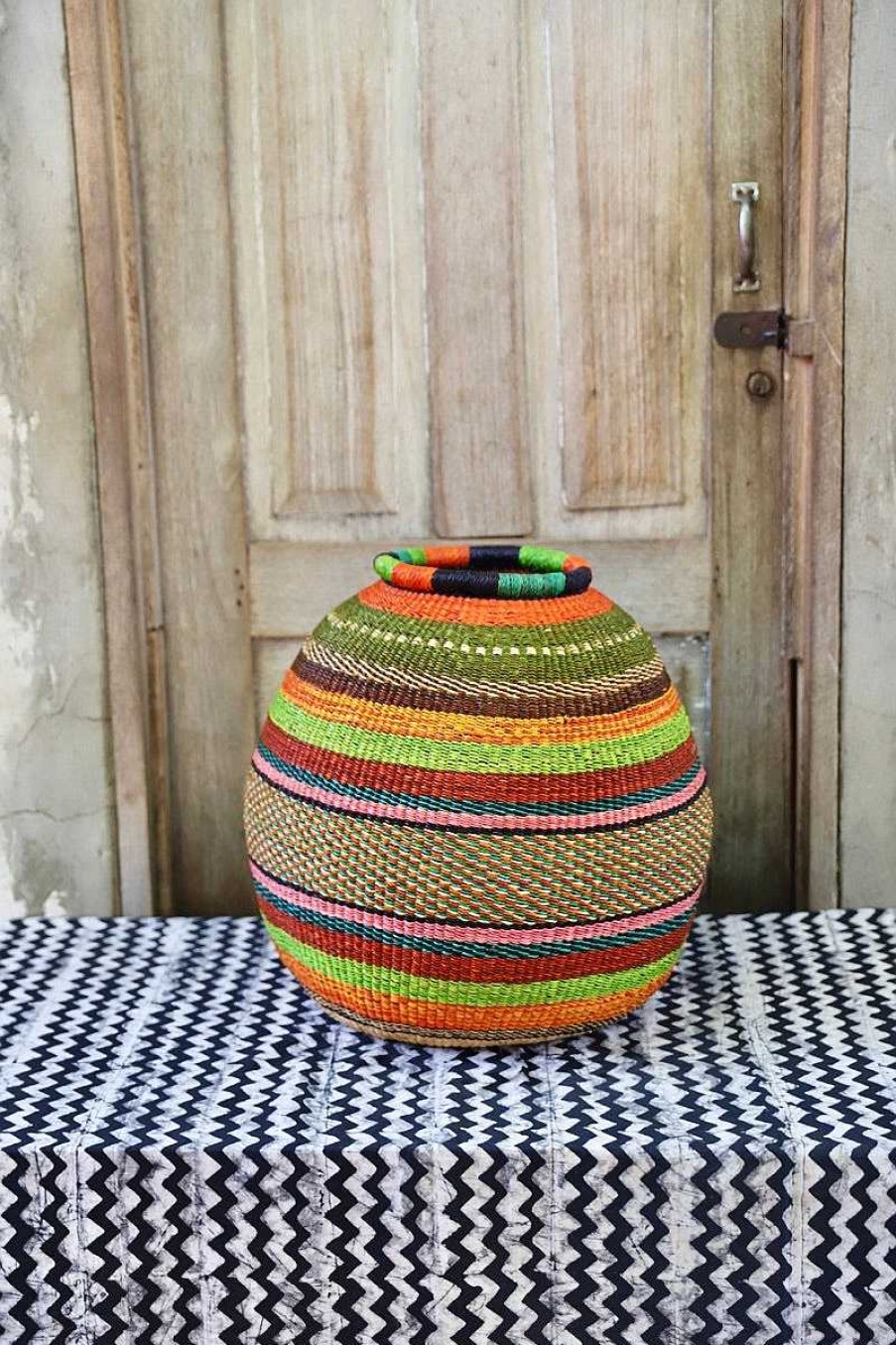 Home Decor Baba Tree | Kenkia Basket By Apogbire Asigbire