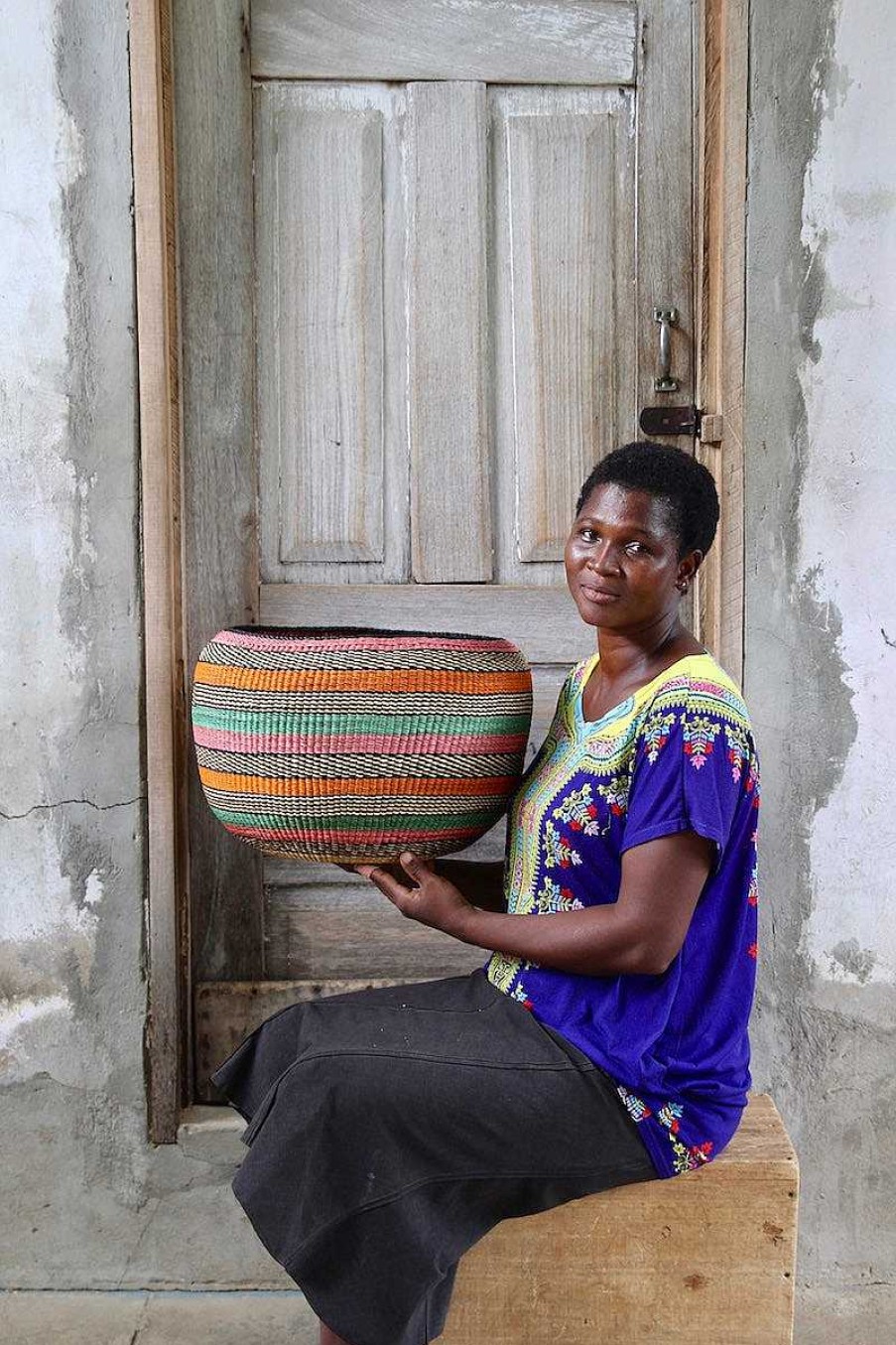 Kitchen + Dining Baba Tree | Woven Decor Basket - Special Bowl By Mary Ayinbora