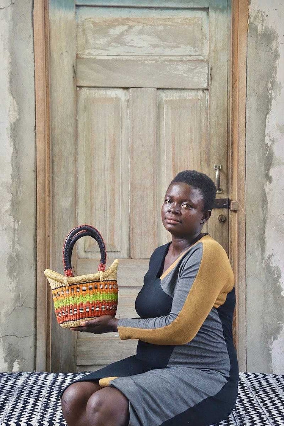 Shopping Baskets Baba Tree | Nyariga Basket (Tiny) By Ayine "Bigmama" Atindana