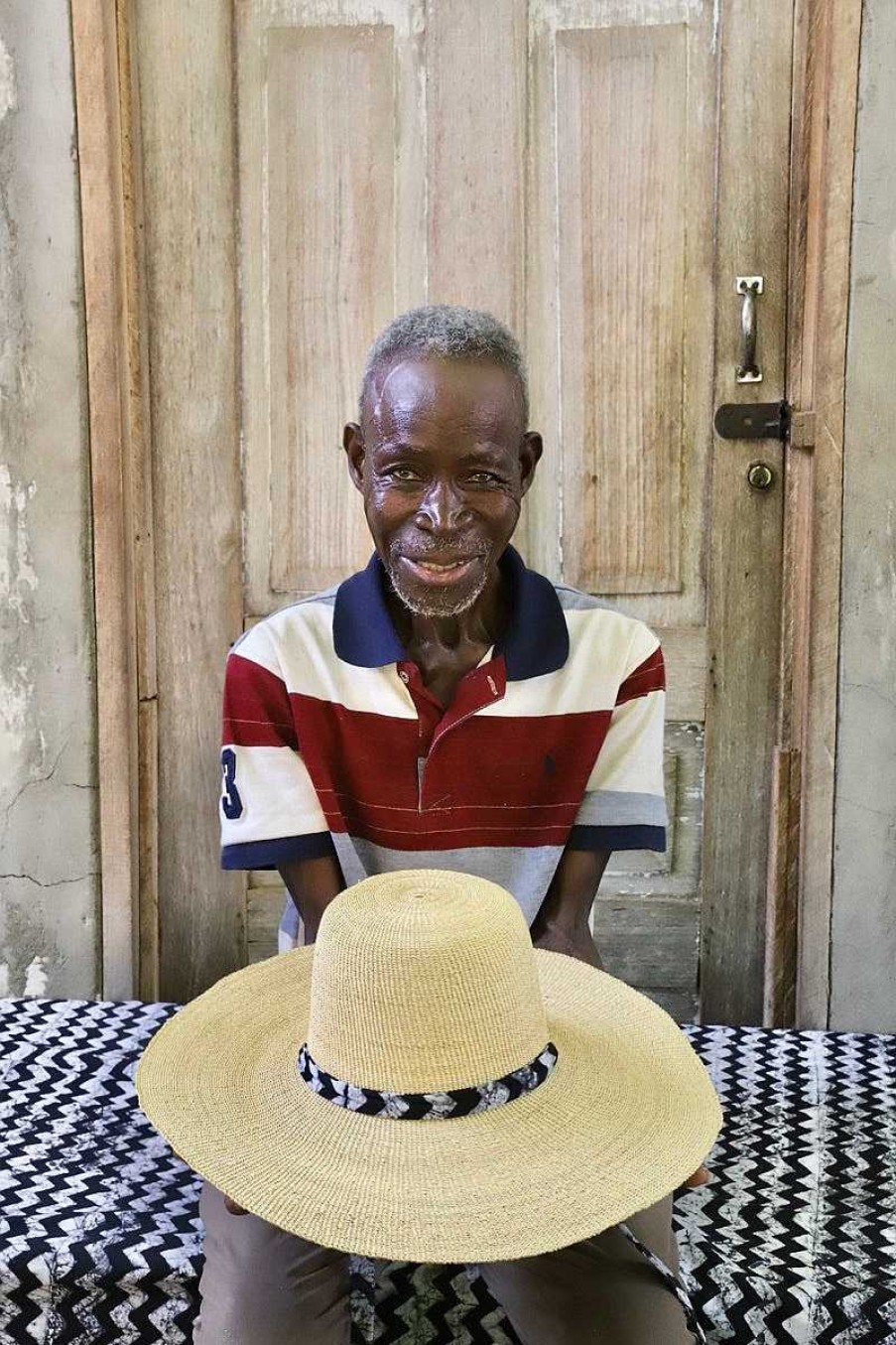 Woven Hats Baba Tree | Big Brim Hat By Amoah Ayamga