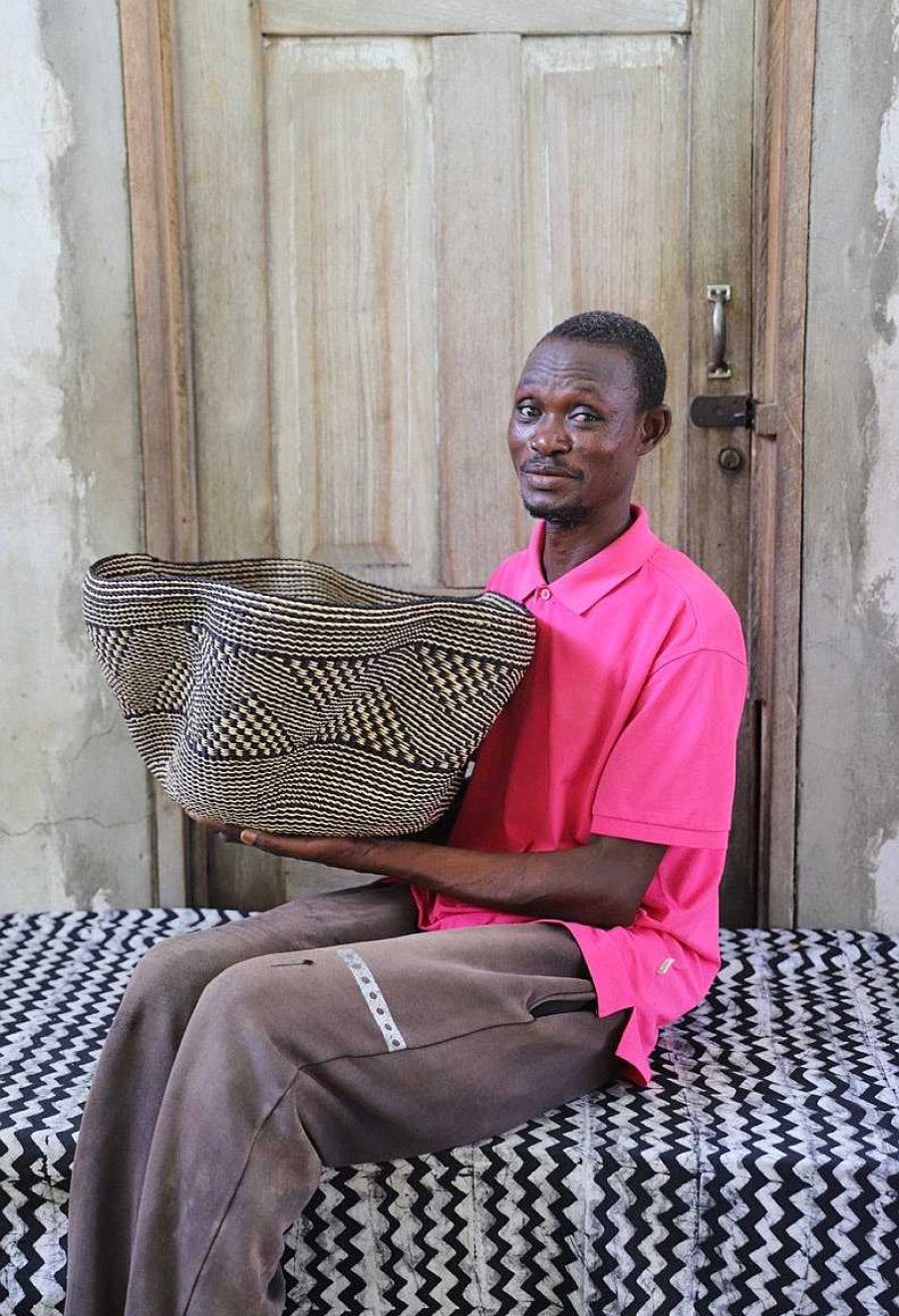 Kitchen + Dining Baba Tree | Pakurigo Wave Basket By Anakinaba "Cash" Adongo