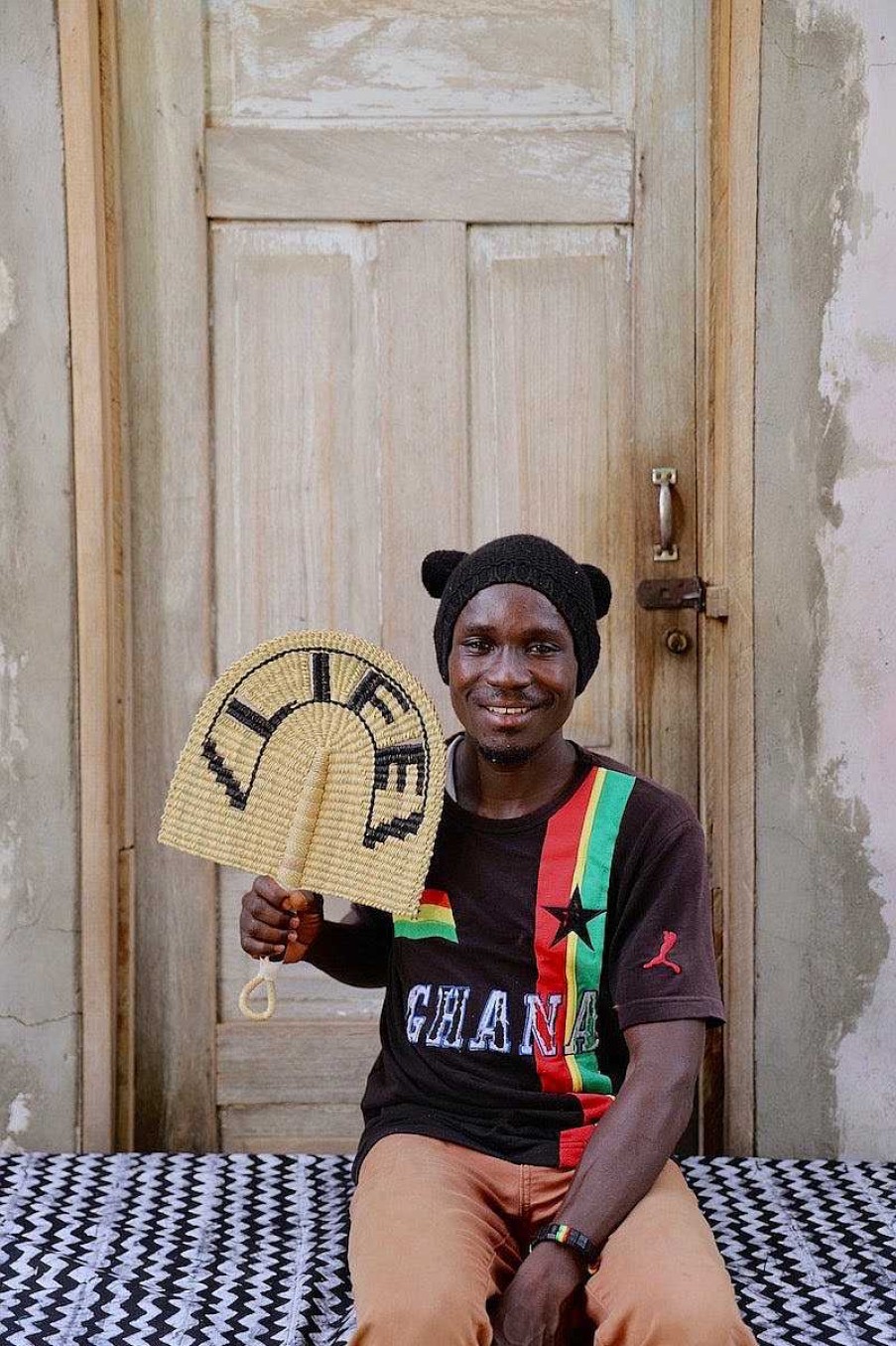 Wall Decor Baba Tree | Handwoven Fan - By Zack Nyaaba