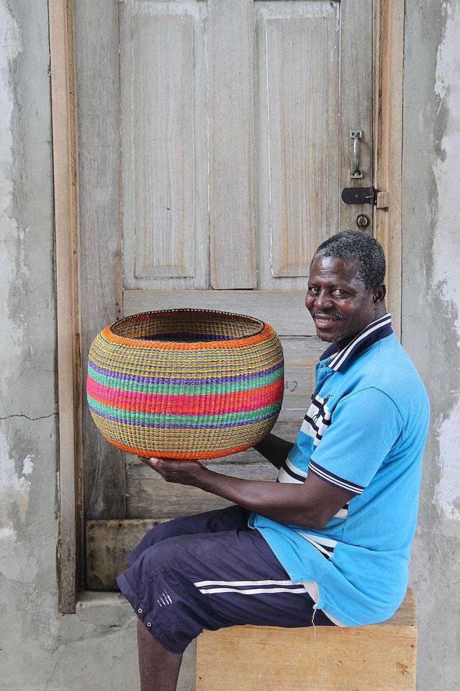 Kitchen + Dining Baba Tree | Woven Decor Basket - Special Bowl By Baba Aba-Enge