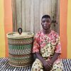 Bathroom + Laundry Baba Tree | Laundry Basket With Lid (Medium) By Bukari Aberiga Nyaaba