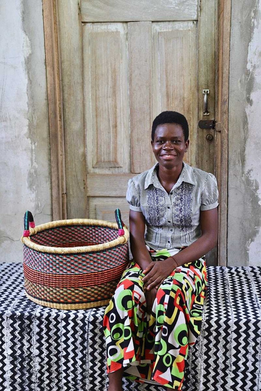 Bathroom + Laundry Baba Tree | Woven Tub / Storage Stack (Small) Rahinatu Akelsiyine