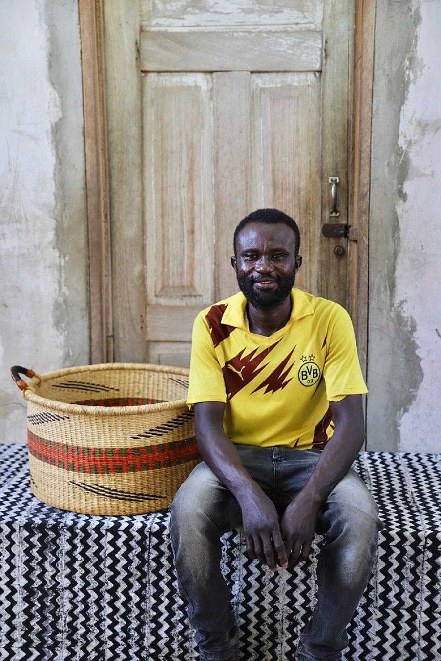 Bathroom + Laundry Baba Tree | Woven Tub / Storage Stack (Medium) Isaac Asanga