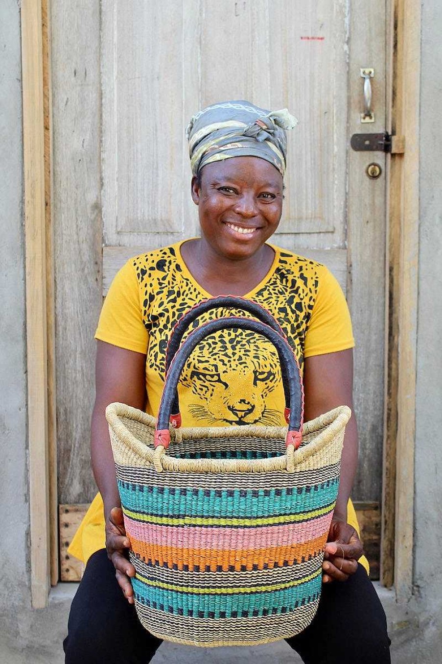 Shopping Baskets Baba Tree | Nyariga Basket (Medium) By Comfort Abugre