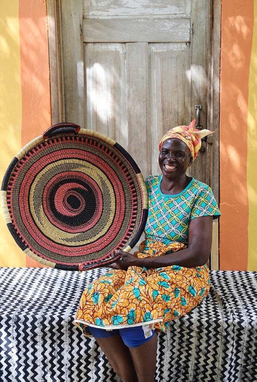 Kitchen + Dining Baba Tree | Woven Tray - Double Weave (Medium) By "Laughing" Lydia Abeene