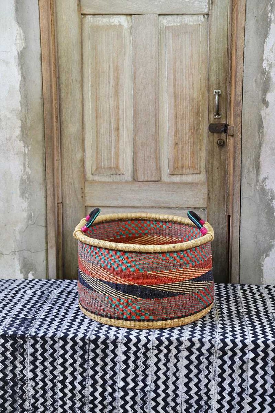 Bathroom + Laundry Baba Tree | Woven Tub / Storage Stack (Large) Cynthia Nsoh