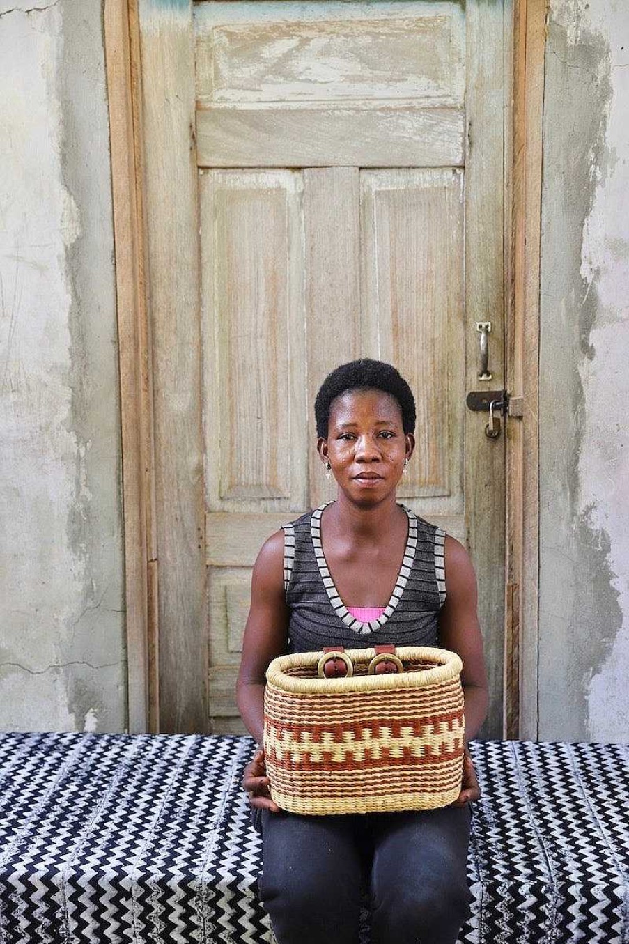 Popular Basket Baba Tree | Bicycle Basket (Small) By Vivian Akulembire