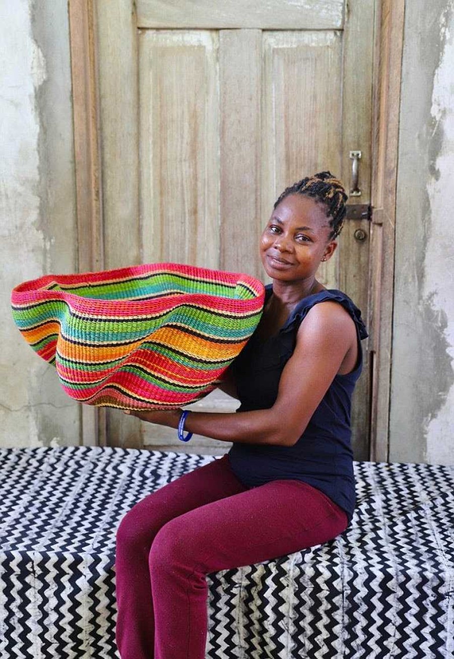 Kitchen + Dining Baba Tree | Pakurigo Wave Basket By Azumah "Punka Joe" Abisika