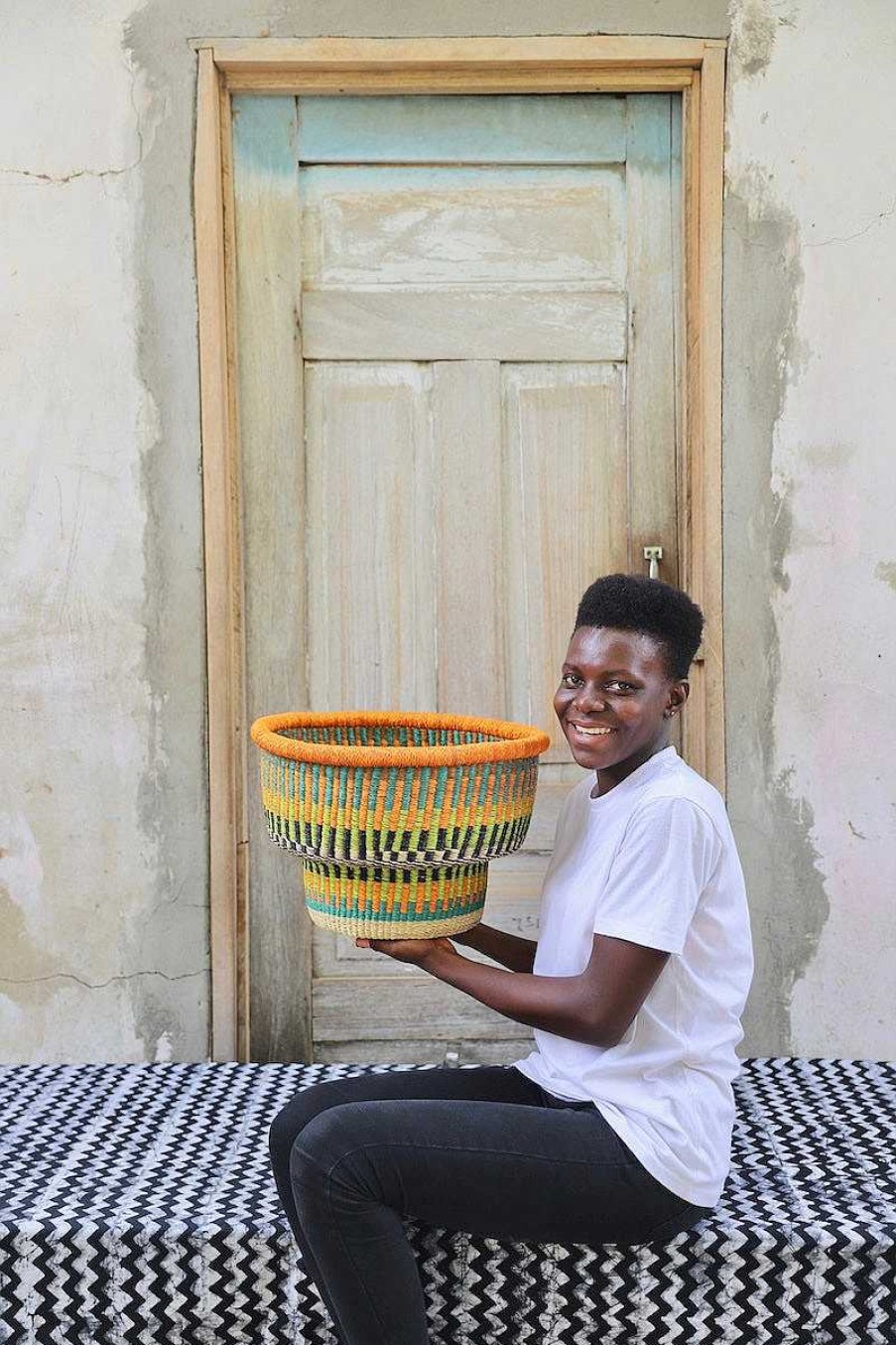 Planters + Flower Pots Baba Tree | Drum Basket By Talata Adongo