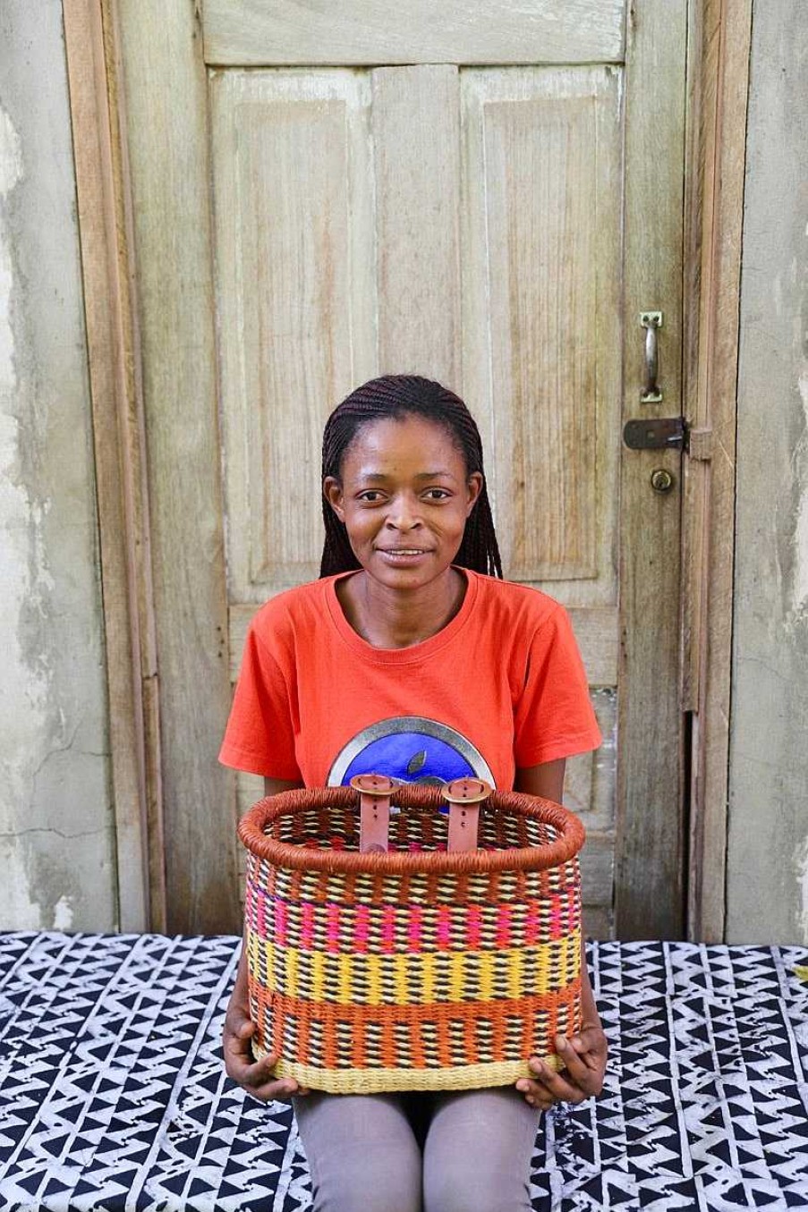 Popular Basket Baba Tree | Bicycle Basket (Small) By Vida Nyaabire