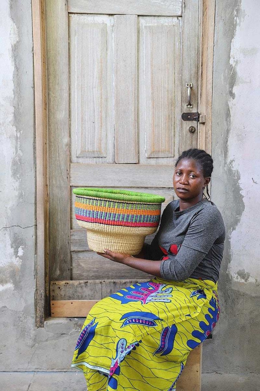 Planters + Flower Pots Baba Tree | Drum Basket By Hilda Adongo