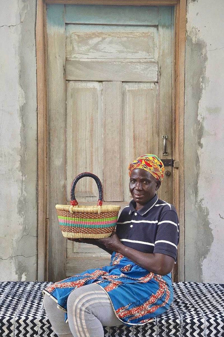 Shopping Baskets Baba Tree | Oval Basket (Tiny) By "Laughing" Lydia Abeene