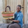 Shopping Baskets Baba Tree | Oval Basket (Medium) By Baba Aba-Enge