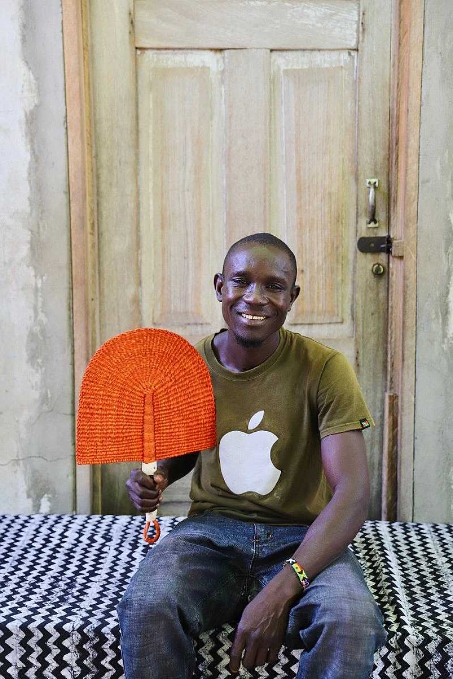 Wall Decor Baba Tree | Handwoven Fan - By Zack Nyaaba