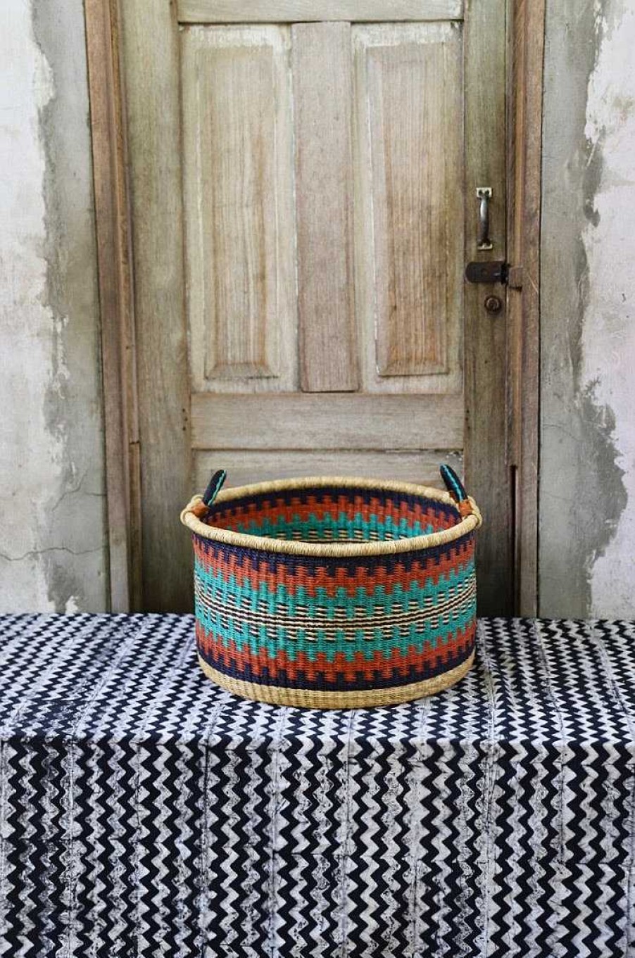 Bathroom + Laundry Baba Tree | Woven Tub / Storage Stack (Medium) Latifa Fuseini