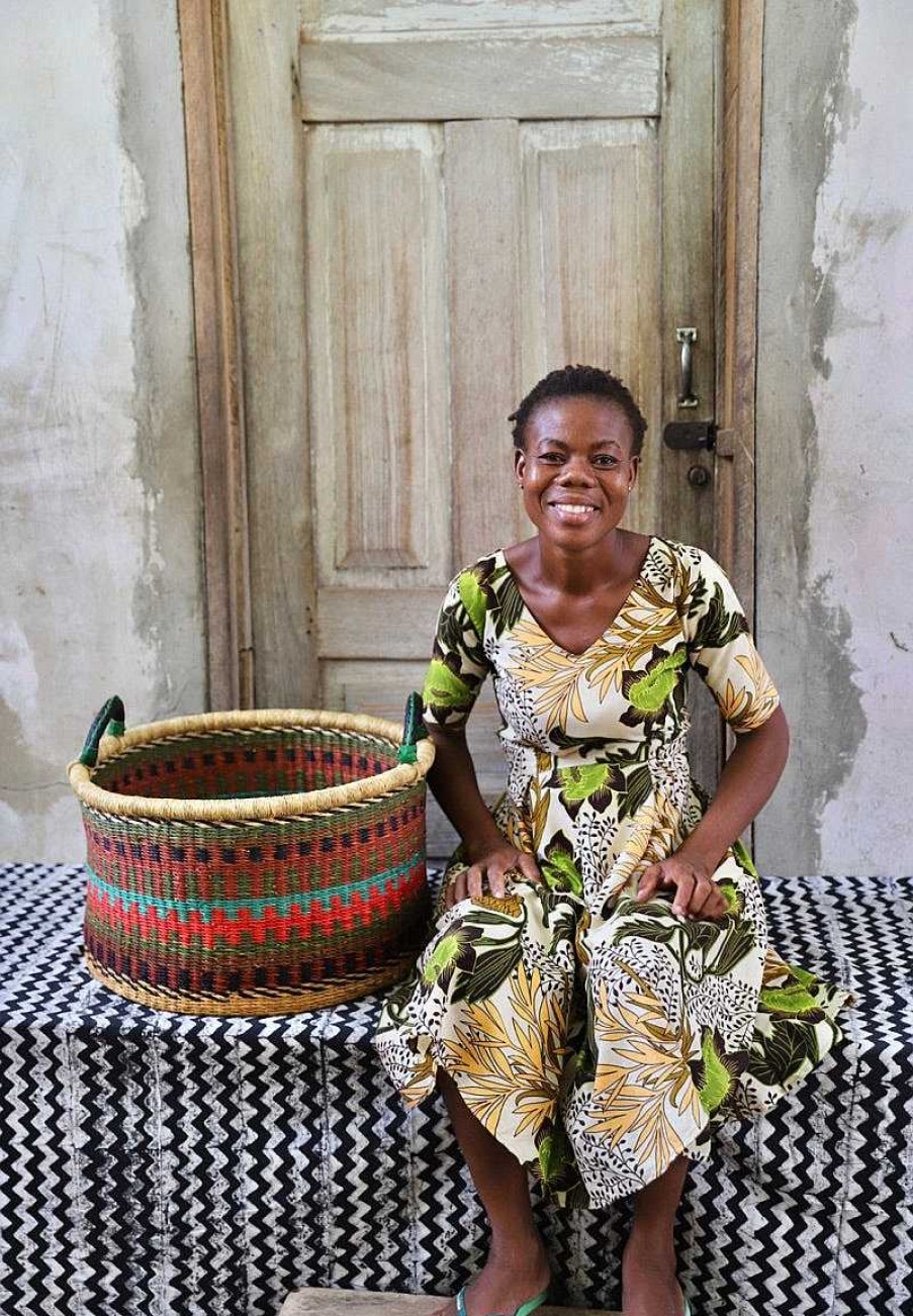 Bathroom + Laundry Baba Tree | Woven Tub / Storage Stack (Small) Mary Aboya