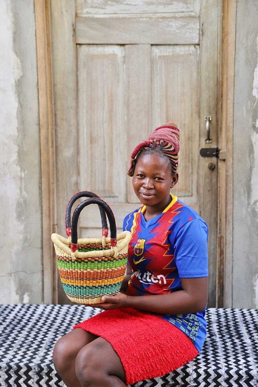 Shopping Baskets Baba Tree | Nyariga Basket (Tiny) By Dorcas Anabilah