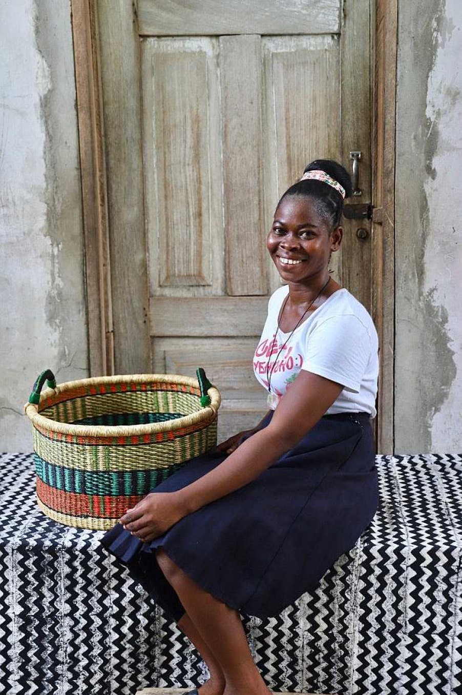 Bathroom + Laundry Baba Tree | Woven Tub / Storage Stack (Small) Mercy Adoliberiga