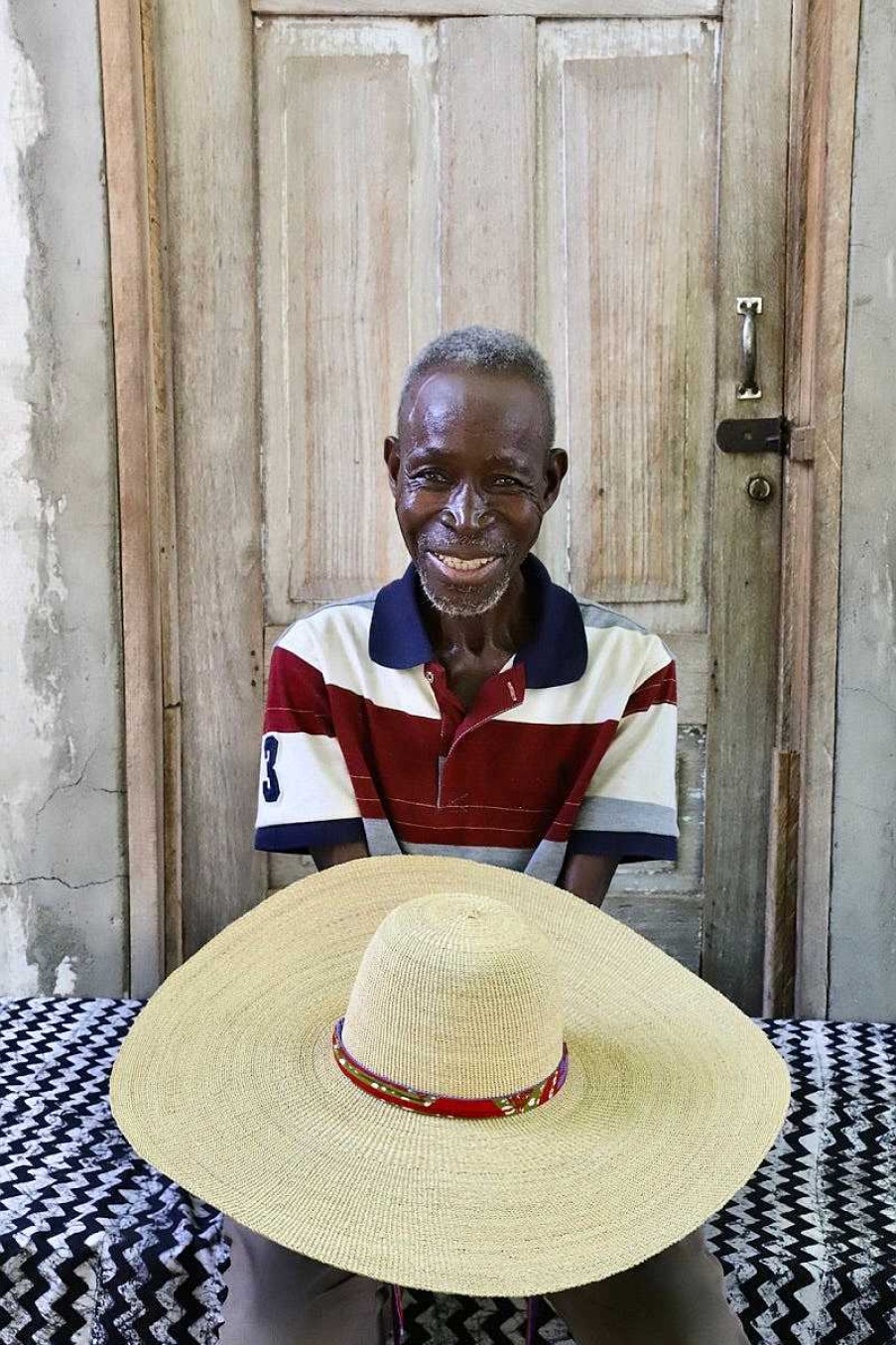 Woven Hats Baba Tree | Big Brim Hat By Amoah Ayamga