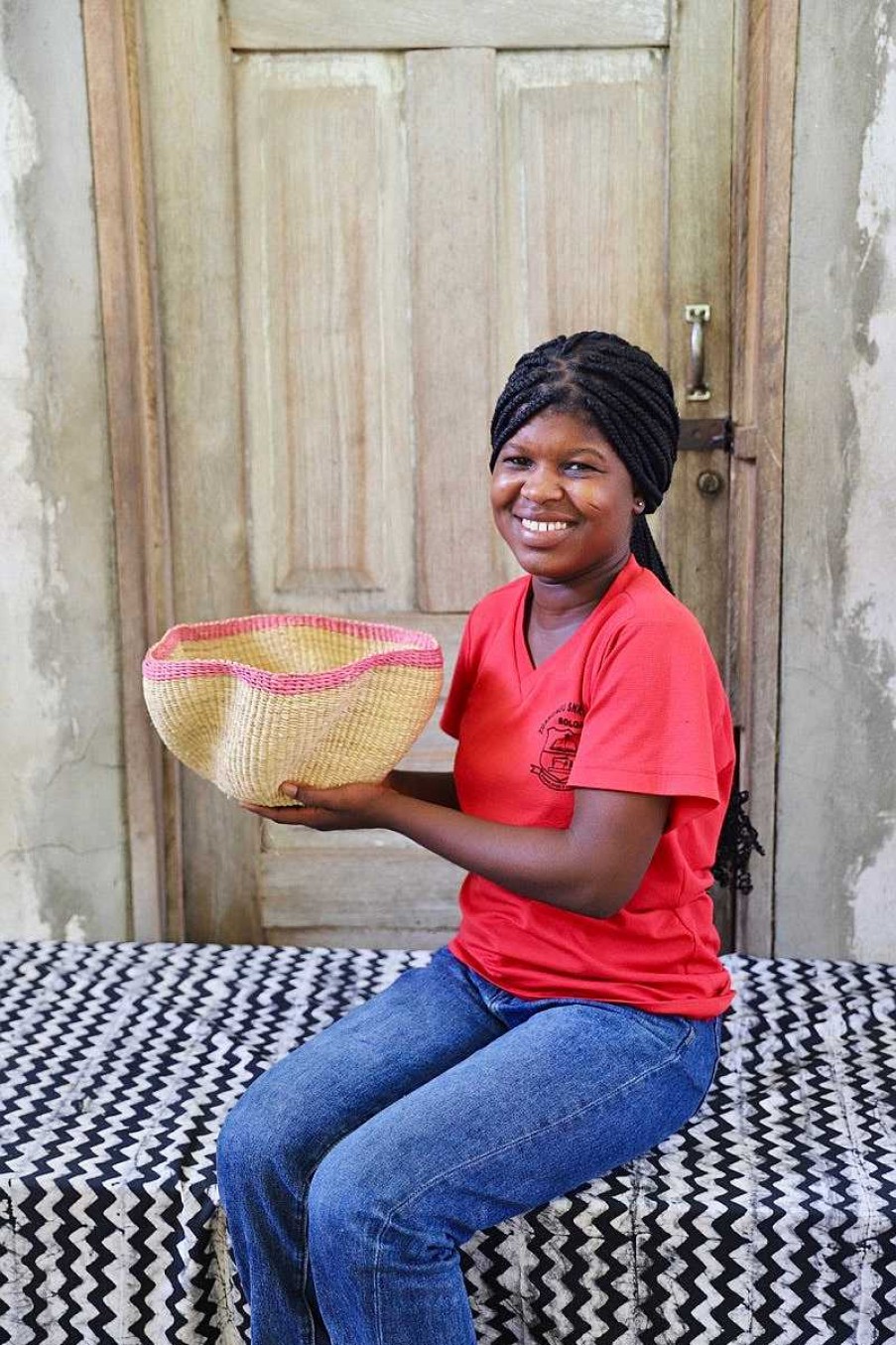 Kitchen + Dining Baba Tree | Pakurigo Wave Basket (Tiny) By Martha Adongo