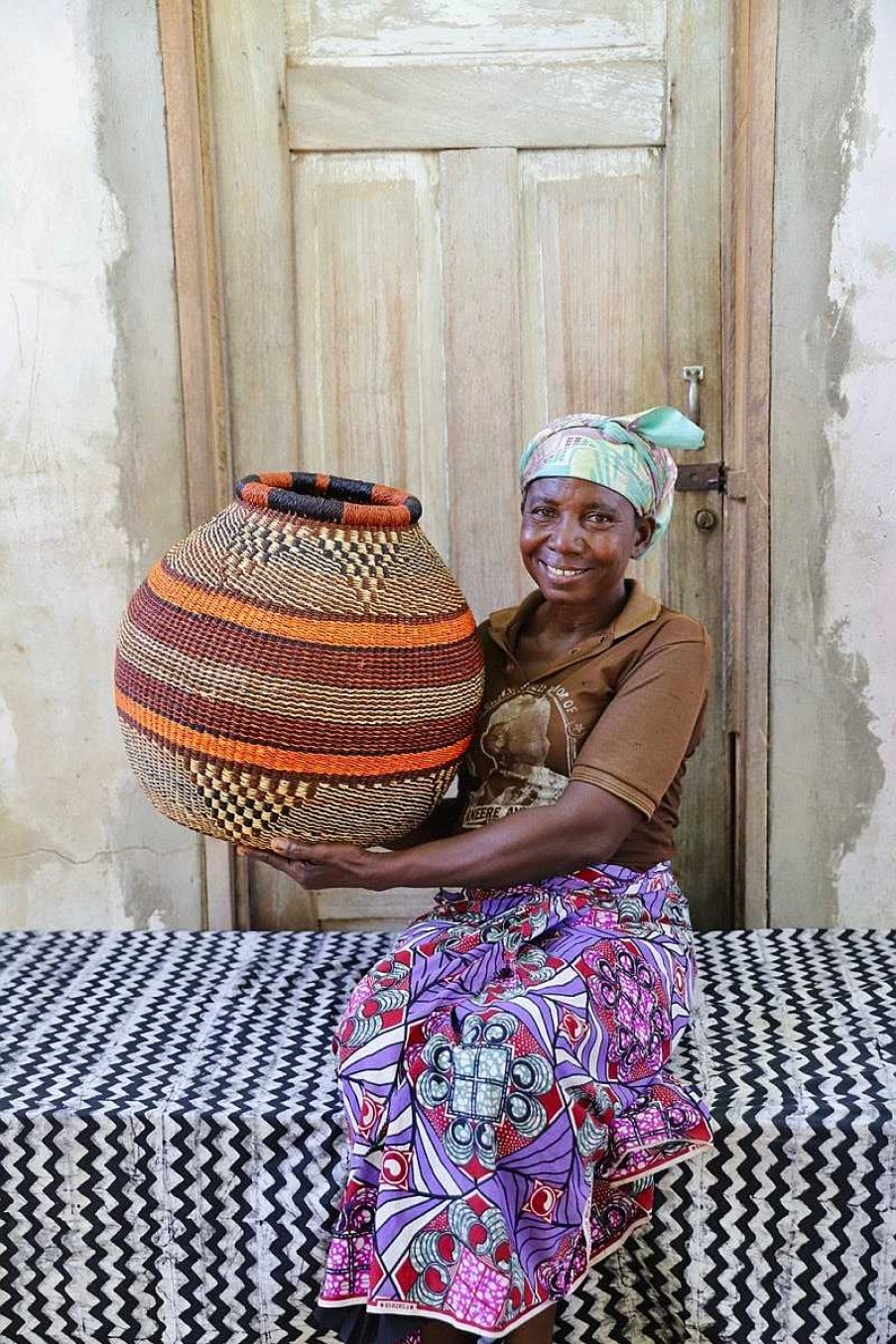 Home Decor Baba Tree | Kenkia Basket By Atugtarekeh Nyaaba