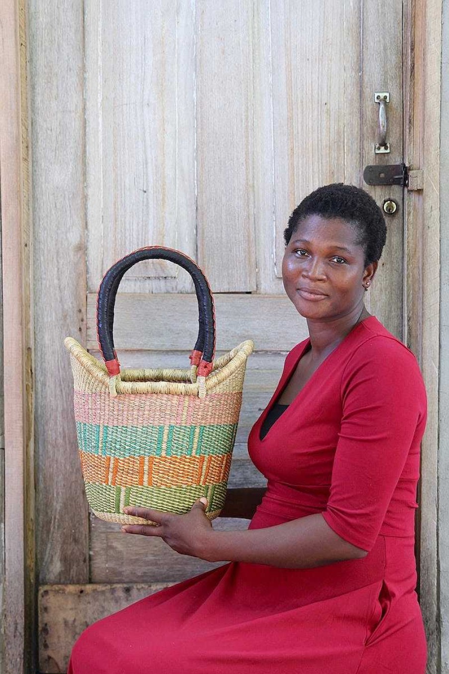 Shopping Baskets Baba Tree | Nyariga Basket (Very Small) By Mary Ayinbora