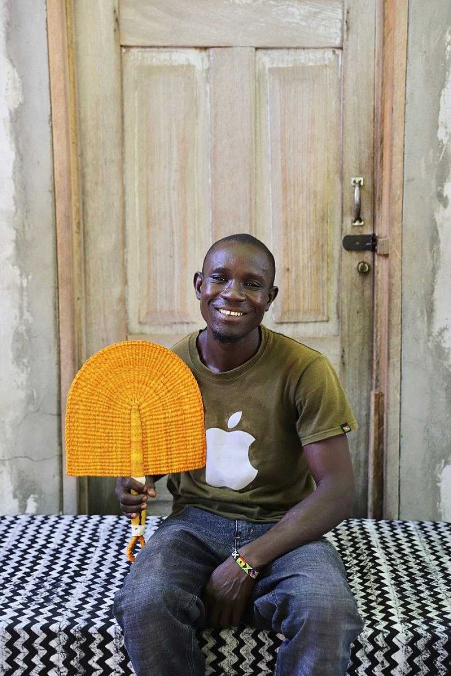 Wall Decor Baba Tree | Handwoven Fan - By Zack Nyaaba