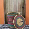 Bathroom + Laundry Baba Tree | Laundry Basket With Lid (Medium) By Mary Aboya