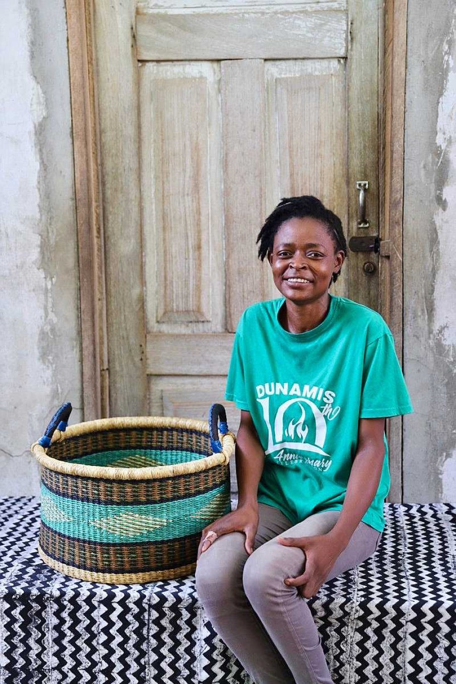 Bathroom + Laundry Baba Tree | Woven Tub / Storage Stack (Small) Vida Nyaabire