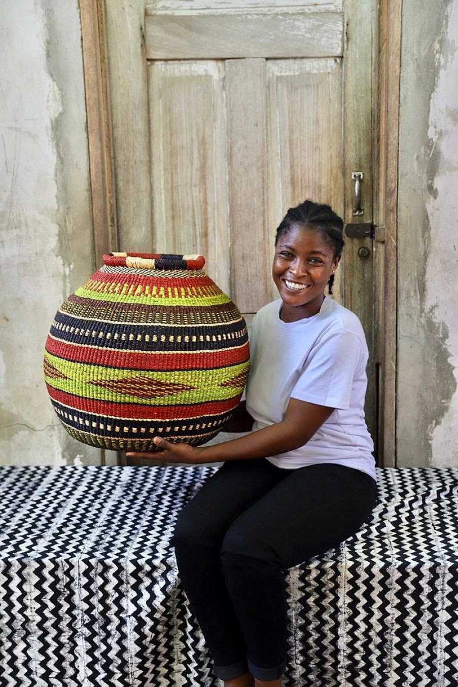 Home Decor Baba Tree | Kenkia Basket By Joyce Adagaam