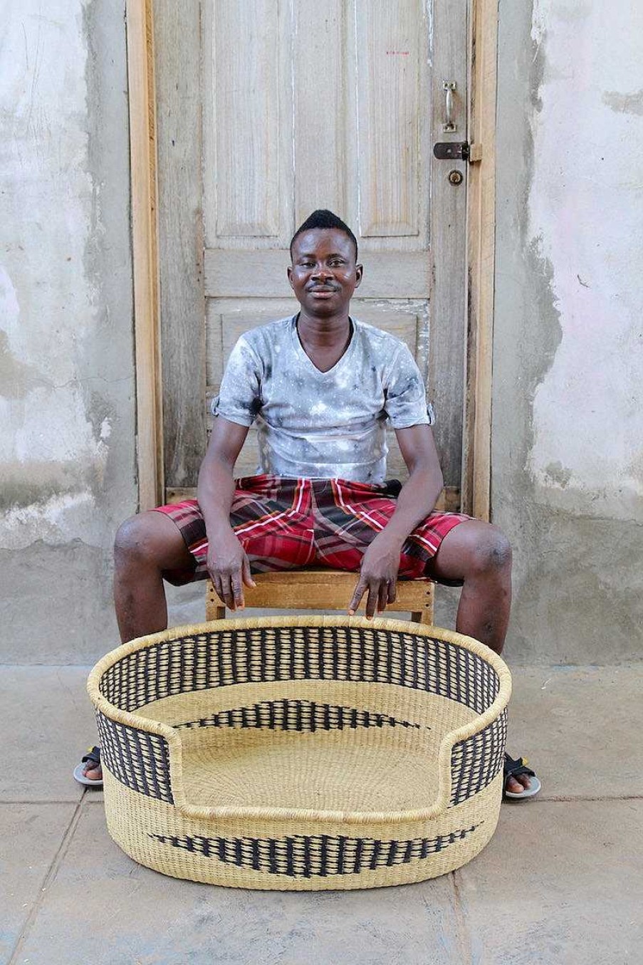 Popular Basket Baba Tree | Dog Bed (Large) By Assibi Abunga