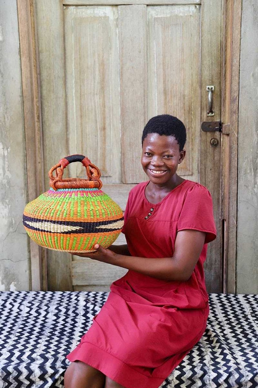 Home Decor Baba Tree | Pot Basket (Small) By Atinga Paulina