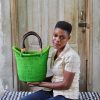 Shopping Baskets Baba Tree | Dip Dyed Nyariga Basket (Small) By Gifty Adagaam