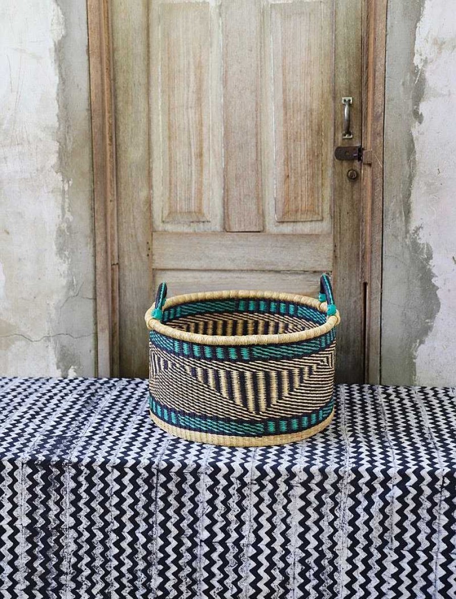 Bathroom + Laundry Baba Tree | Woven Tub / Storage Stack (Medium) Isaac Asanga