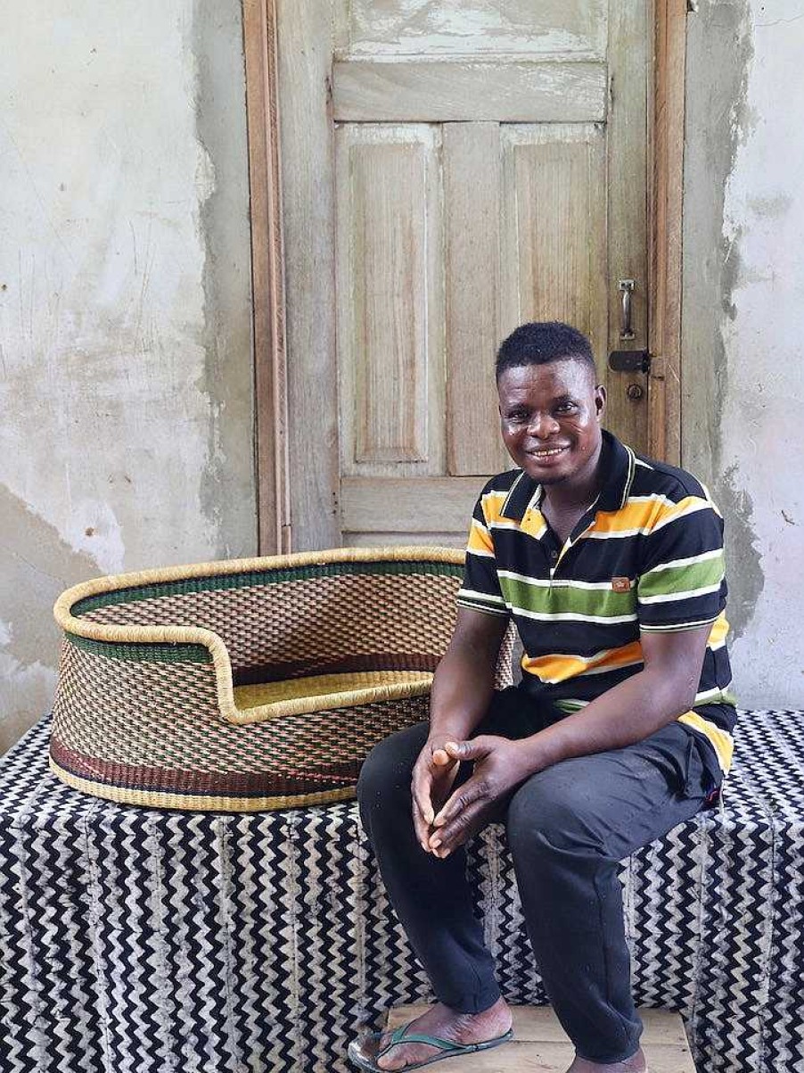 Popular Basket Baba Tree | Dog Bed (Extra-Large) By Cletus Apawoe