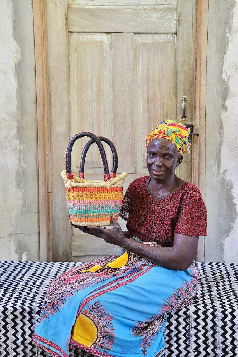 Shopping Baskets Baba Tree | Tiny Nyariga Basket By "Laughing" Lydia Abeene